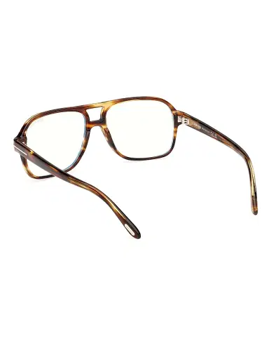 Tom Ford Men's Navigator 58MM Blue Block Glasses | Thumbnail 4