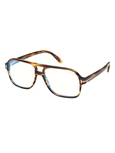 Tom Ford Men's Navigator 58MM Blue Block Glasses | Thumbnail 1