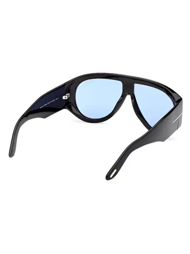Tom Ford Men's Bronson 60MM Pilot Sunglasses - Black Blue | Thumbnail 5
