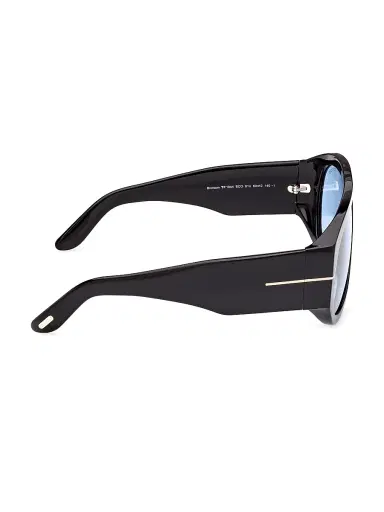Tom Ford Men's Bronson 60MM Pilot Sunglasses - Black Blue | Thumbnail 6