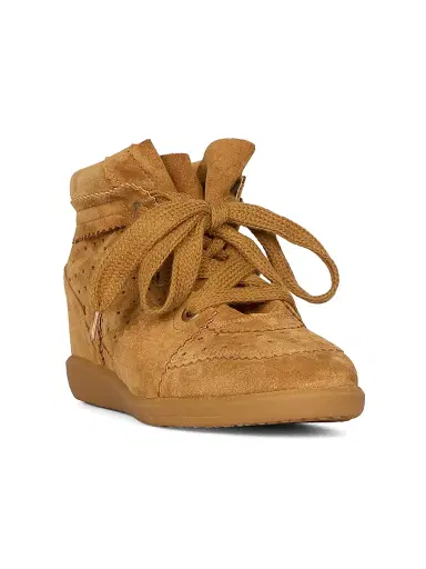 Isabel Marant Women's Bobby Suede High-Top Sneakers | Thumbnail 2
