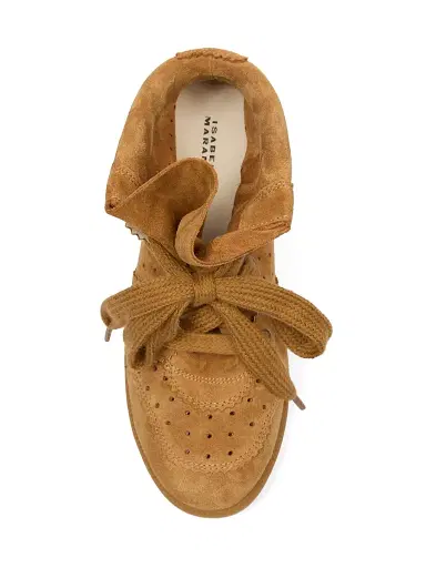 Isabel Marant Women's Bobby Suede High-Top Sneakers | Thumbnail 4