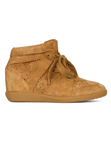 Isabel Marant Women's Bobby Suede High-Top Sneakers | Thumbnail 1