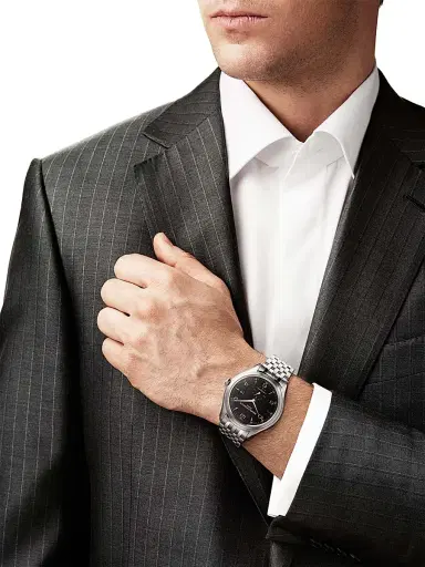 Baume & Mercier Men's Clifton 10100 Stainless Steel Bracelet Watch/41MM - Stainless Steel | Thumbnail 2 Baume & Mercier Men's Clifton 10100 Stainless Steel Bracelet Watch/41MM - Stainless Steel | Thumbnail 2