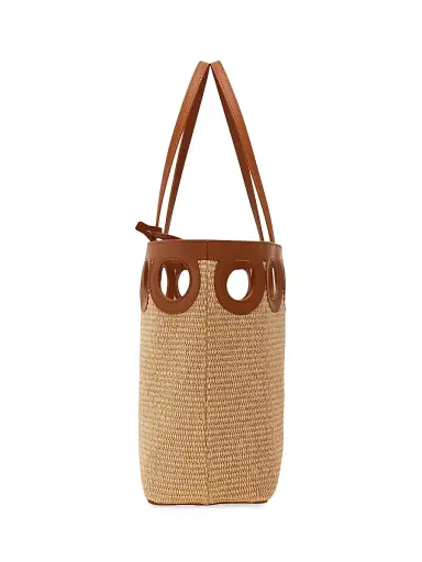 FERRAGAMO Women's Raffia & Leather Tote Bag - Naturale Resort | Thumbnail 3 FERRAGAMO Women's Raffia & Leather Tote Bag - Naturale Resort | Thumbnail 3