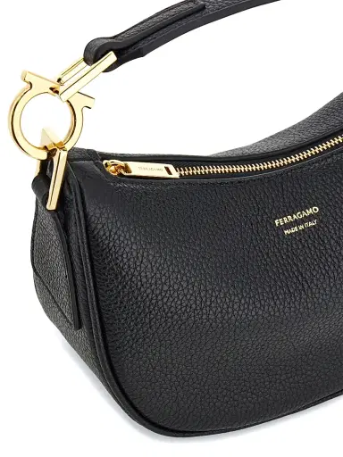 Ferragamo Women's Mini Gancini Leather Top Handle Bag | Thumbnail 6 Ferragamo Women's Mini Gancini Leather Top Handle Bag | Thumbnail 6