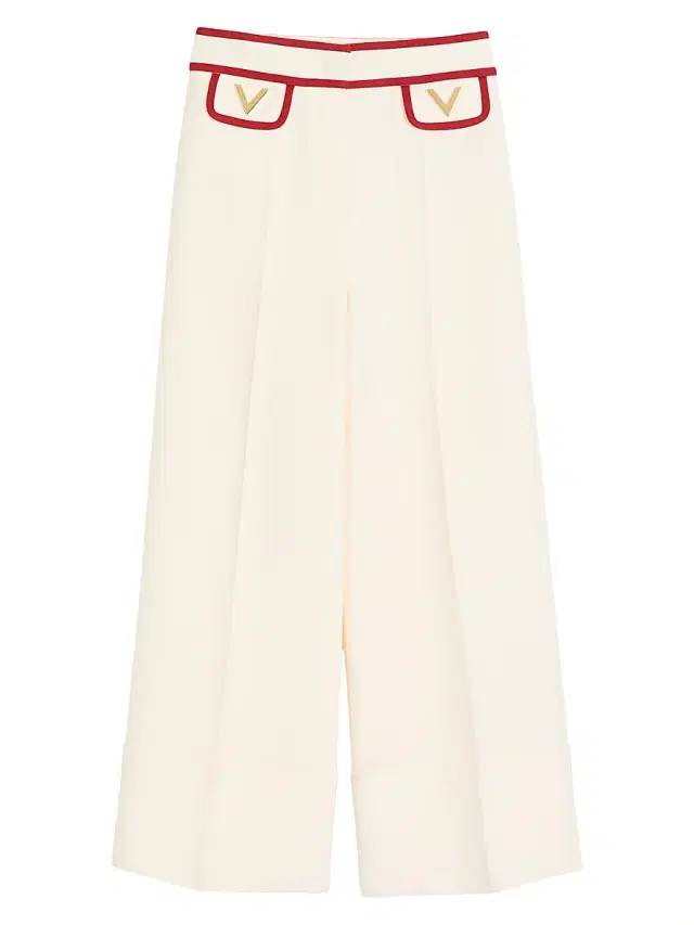 Valentino Garavani Women's Crepe Couture Pants -  Red