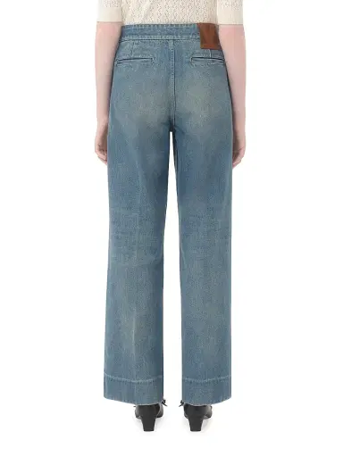 Valentino Garavani Women's Denim Pants - Blue - Size 6 | Thumbnail 4 Valentino Garavani Women's Denim Pants - Blue - Size 6 | Thumbnail 4