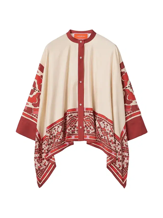Women's Foulard Shirt - Cobra Place Red