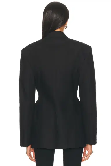 Wardrobe.NYC Drill Contour Blazer | Thumbnail 3