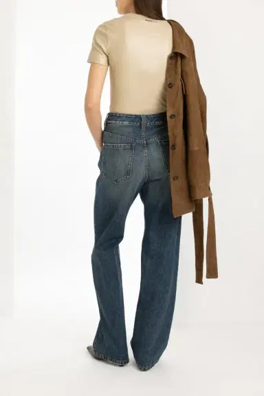 Brunello Cucinelli Foiled Ribbed T-Shirt | Thumbnail 4