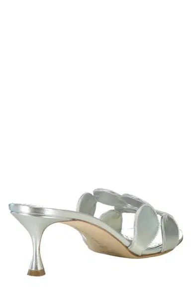 Manolo Blahnik Haribal Mule - Silver | Thumbnail 5 Manolo Blahnik Haribal Mule - Silver | Thumbnail 5