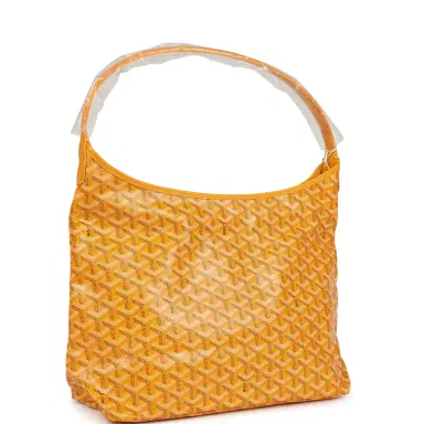 goyard Goyard Goyardine Yellow Boheme PM Hobo Bag Palladium Hardware | Thumbnail 2 goyard Goyard Goyardine Yellow Boheme PM Hobo Bag Palladium Hardware | Thumbnail 2