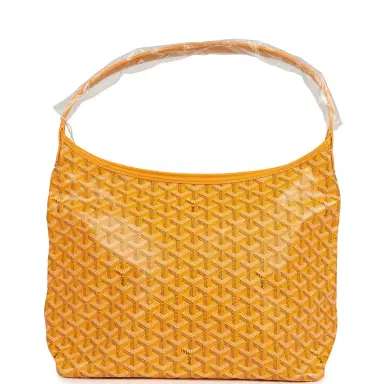 goyard Goyard Goyardine Yellow Boheme PM Hobo Bag Palladium Hardware | Thumbnail 4 goyard Goyard Goyardine Yellow Boheme PM Hobo Bag Palladium Hardware | Thumbnail 4
