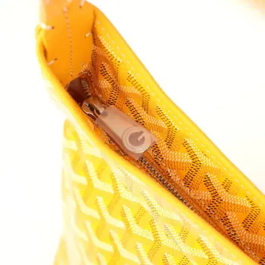 goyard Goyard Goyardine Yellow Boheme PM Hobo Bag Palladium Hardware | Thumbnail 7 goyard Goyard Goyardine Yellow Boheme PM Hobo Bag Palladium Hardware | Thumbnail 7