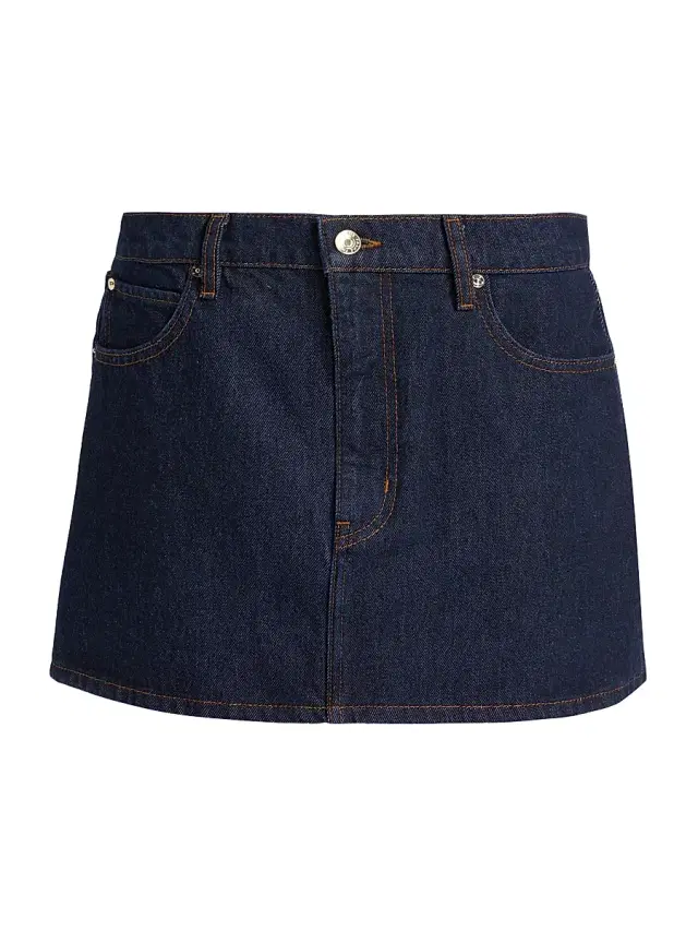 FRAME Women's The Mini Skirt - Rinse