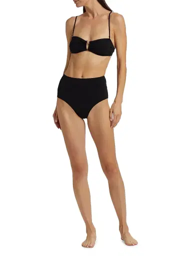 Nili Lotan Women's High-Waisted Bikini Bottoms | Thumbnail 2 Nili Lotan Women's High-Waisted Bikini Bottoms | Thumbnail 2