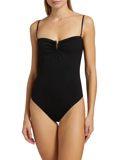 Nili Lotan Women's Semi-Sweetheart One-Piece Swimsuit - Black - Size Large | Thumbnail 3 Nili Lotan Women's Semi-Sweetheart One-Piece Swimsuit - Black - Size Large | Thumbnail 3