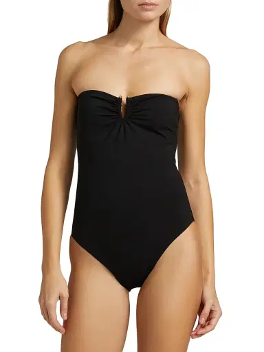 Nili Lotan Women's Semi-Sweetheart One-Piece Swimsuit - Black - Size Large | Thumbnail 5 Nili Lotan Women's Semi-Sweetheart One-Piece Swimsuit - Black - Size Large | Thumbnail 5