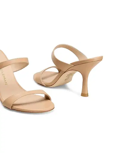 Stuart Weitzman Women's Nudist 85MM Leather Sandals - Adobe - Size 9.5 | Thumbnail 4 Stuart Weitzman Women's Nudist 85MM Leather Sandals - Adobe - Size 9.5 | Thumbnail 4