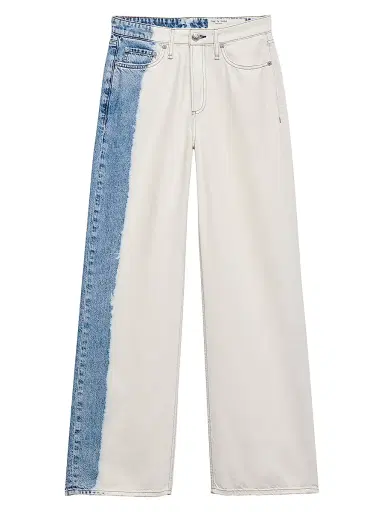 rag & bone Women's Featherweight Logan Mid-Rise Wide-Leg Jeans | Thumbnail 1 rag & bone Women's Featherweight Logan Mid-Rise Wide-Leg Jeans | Thumbnail 1