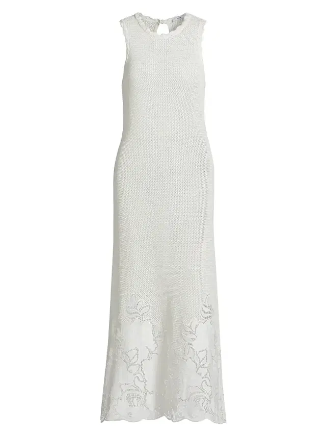 Erdem Women's Crochet Cotton Midi-Dress -