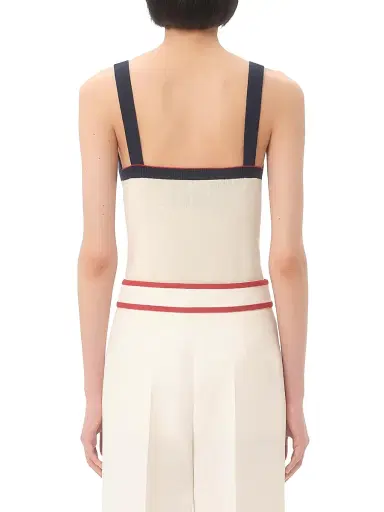 Valentino Garavani Women's Wool Top - Birch Navy - Size Medium | Thumbnail 4 Valentino Garavani Women's Wool Top - Birch Navy - Size Medium | Thumbnail 4