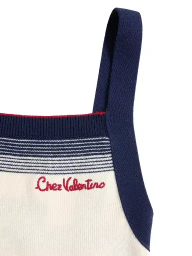 Valentino Garavani Women's Wool Top - Birch Navy - Size Medium | Thumbnail 5 Valentino Garavani Women's Wool Top - Birch Navy - Size Medium | Thumbnail 5