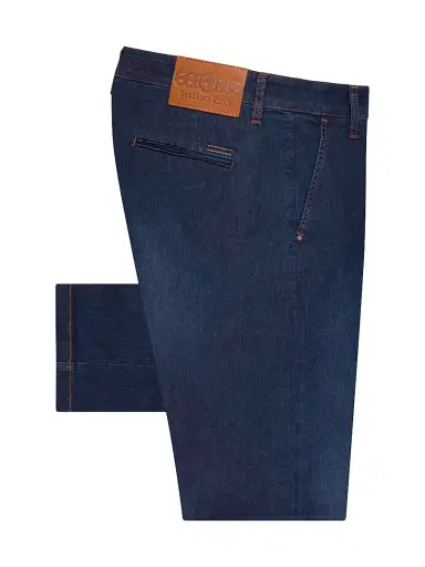 Stefano Ricci Men's Exquisite Cotton Blend Jeans - Dark Navy - Size 38 | Thumbnail 1 Stefano Ricci Men's Exquisite Cotton Blend Jeans - Dark Navy - Size 38 | Thumbnail 1