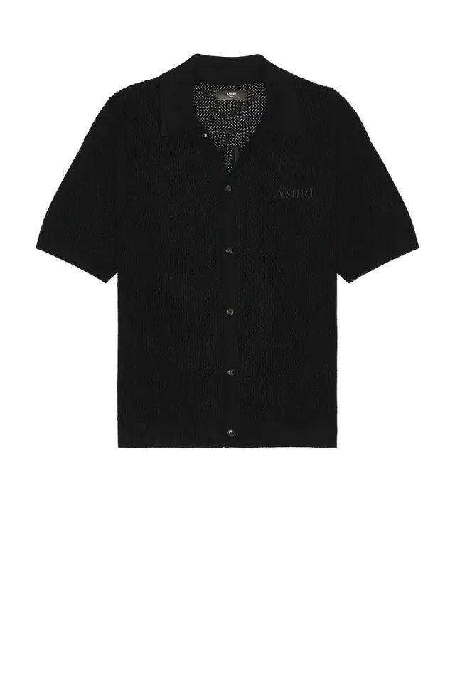 Amiri Crochet Mesh Shirt