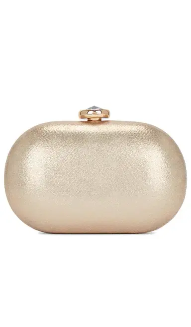 olga berg Marta Metallic Clutch | Thumbnail 2 olga berg Marta Metallic Clutch | Thumbnail 2