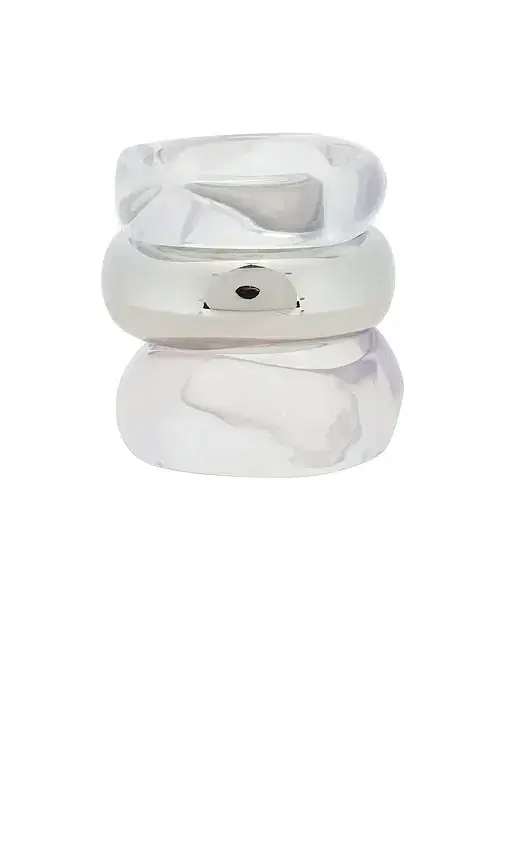 Epifene Liquid Resin Bangles Set Of 3