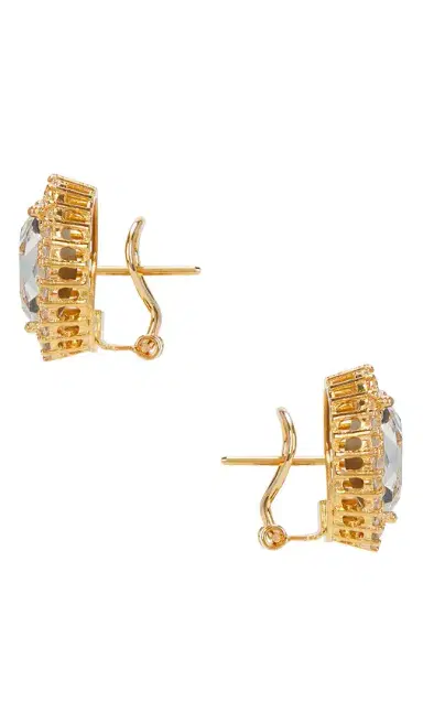 Anton Heunis Omega Clasp Oval Stud Earrings | Thumbnail 2 Anton Heunis Omega Clasp Oval Stud Earrings | Thumbnail 2