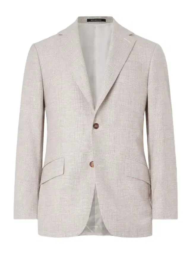 Chapman Checked Virgin Wool Suit Jacket - Men