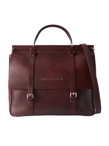 Brunello Cucinelli Leather Briefcase - Men | Thumbnail 1