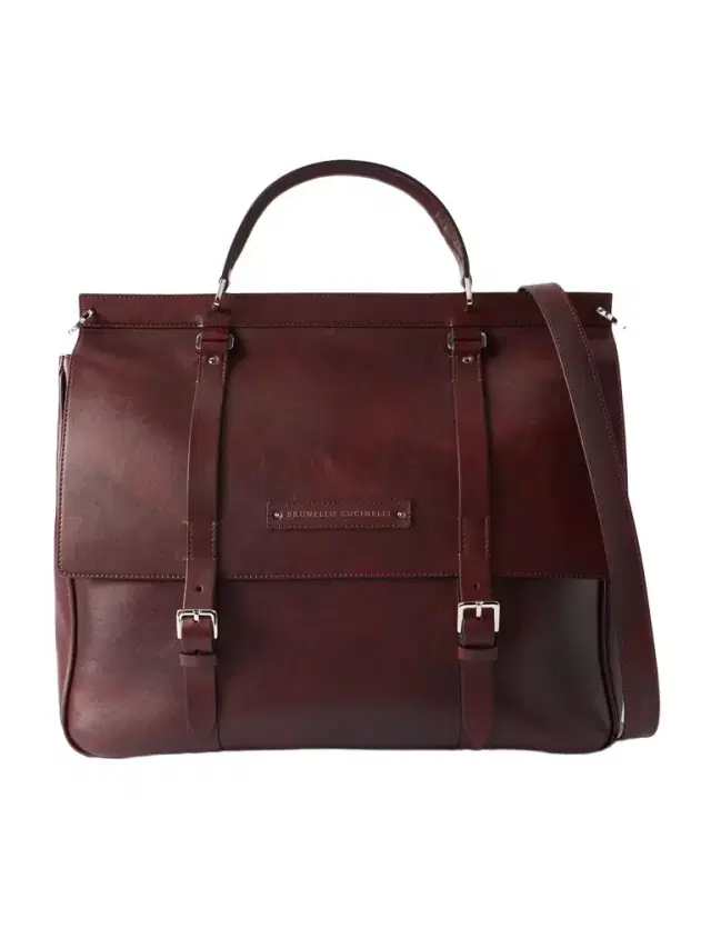 Leather Briefcase - Men