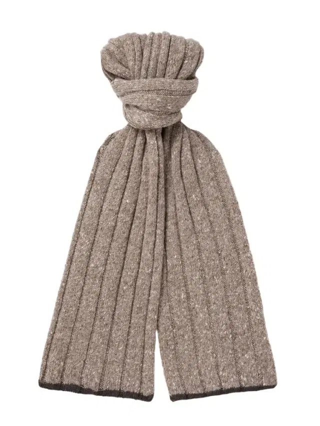 Ribbed Cashmere Scarf - Men