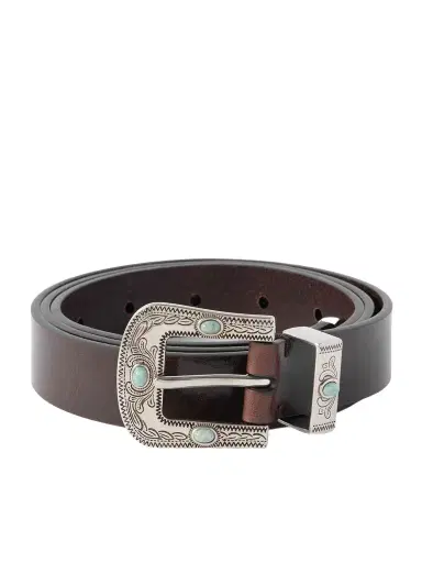 Brunello Cucinelli 2.5cm Embellished Leather Belt - Men | Thumbnail 1 Brunello Cucinelli 2.5cm Embellished Leather Belt - Men | Thumbnail 1