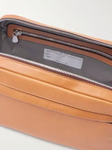 Brunello Cucinelli Textured-Leather Wash Bag - Men | Thumbnail 4 Brunello Cucinelli Textured-Leather Wash Bag - Men | Thumbnail 4