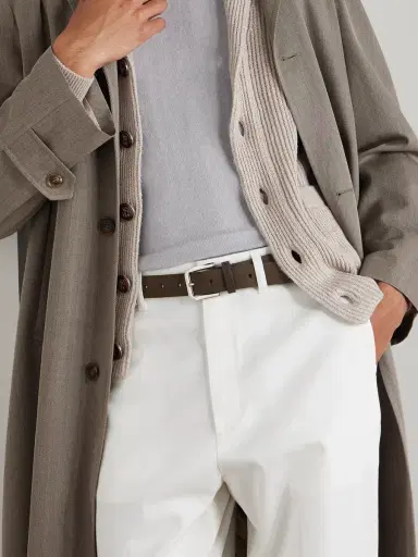 Brunello Cucinelli 3cm Suede Belt - Men | Thumbnail 3