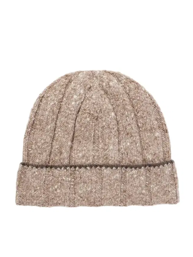 Brunello Cucinelli Ribbed Cashmere Beanie - Men