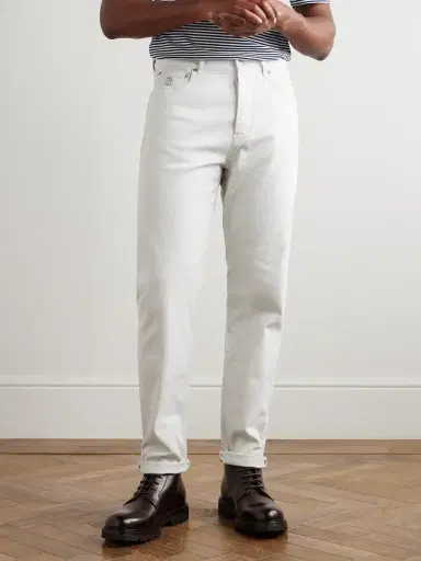 Brunello Cucinelli Slim-Fit Jeans - Men | Thumbnail 4 Brunello Cucinelli Slim-Fit Jeans - Men | Thumbnail 4