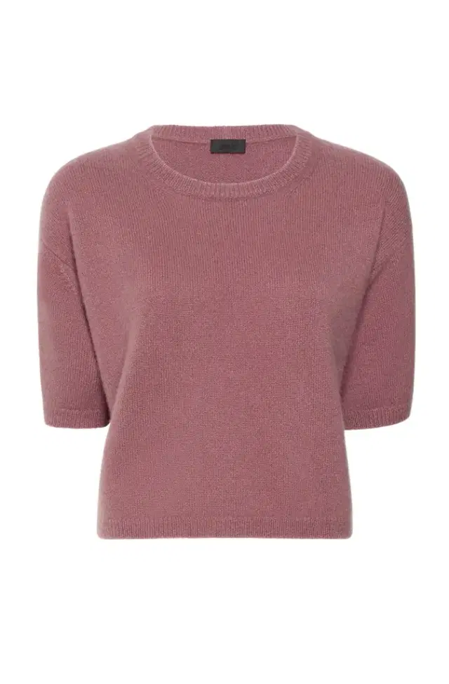 LAPOINTE Cashmere Short Sleeve Sweater