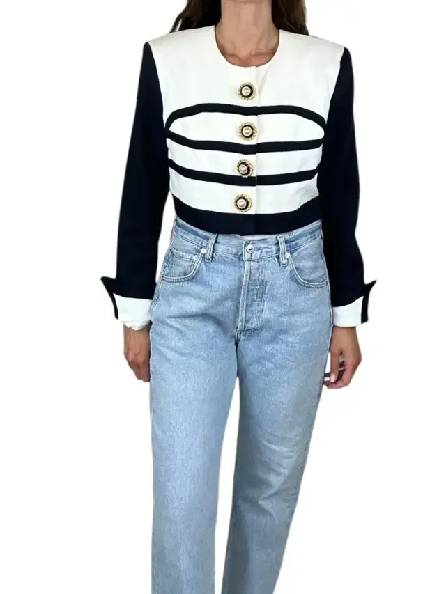 Nautical cropped jacket