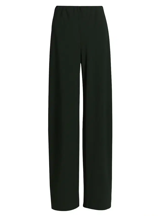 Vince Women's Colette High-Rise Crepe Bias Pants - Verde