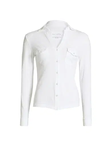 Nili Lotan Women's Liam Cotton Shirt | Thumbnail 1 Nili Lotan Women's Liam Cotton Shirt | Thumbnail 1