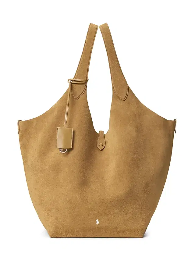 Polo Ralph Lauren Women's Polo Play Suede Tote Bag - Caramel