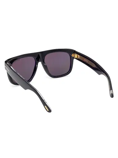 Tom Ford Men's ICON 56MM Pilot Sunglasses - Black | Thumbnail 4