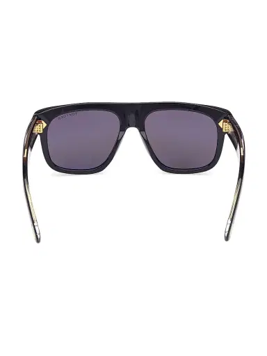 Tom Ford Men's ICON 56MM Pilot Sunglasses - Black | Thumbnail 5