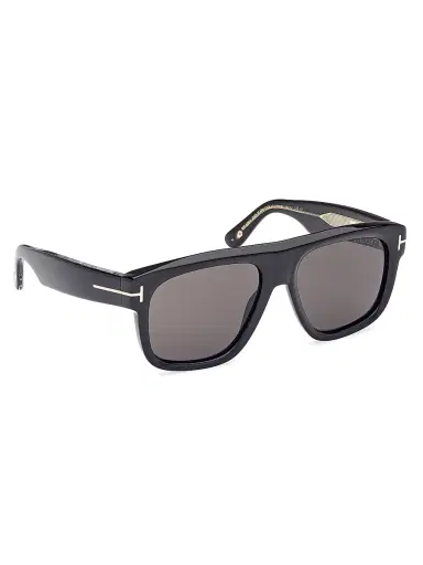 Tom Ford Men's ICON 56MM Pilot Sunglasses - Black | Thumbnail 8